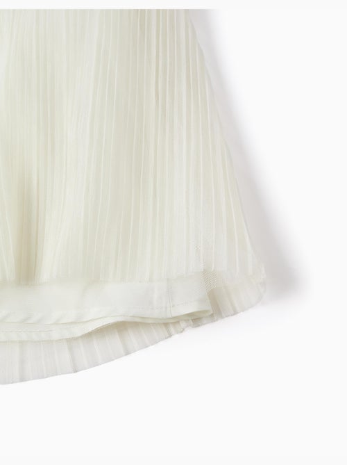 Abito a maniche corte in doppio tessuto tweed e rete - Kiabi