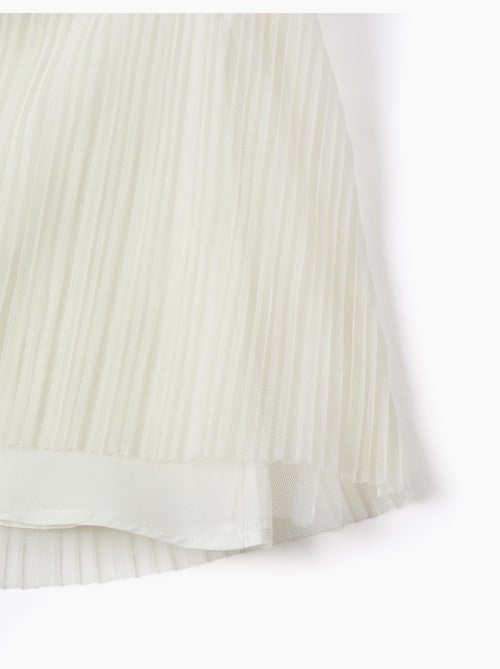 Abito a maniche corte in doppio tessuto tweed e rete - Kiabi