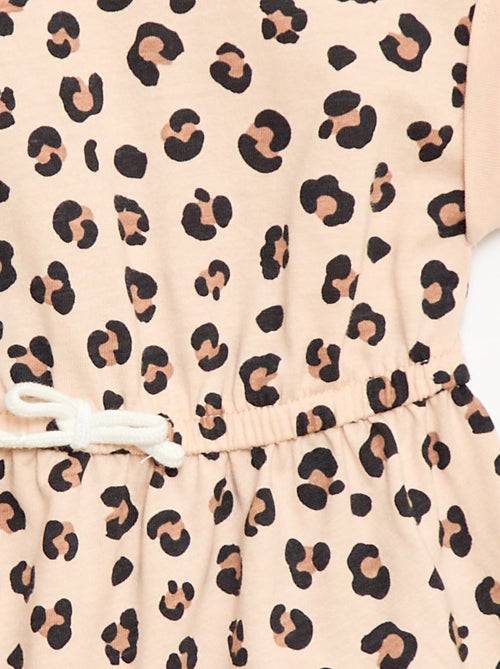 Abito a maniche corte in jersey di cotone - Kiabi