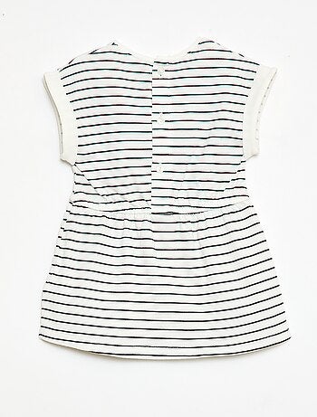 Abito a maniche corte in jersey di cotone