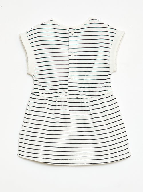 Abito a maniche corte in jersey di cotone - Kiabi