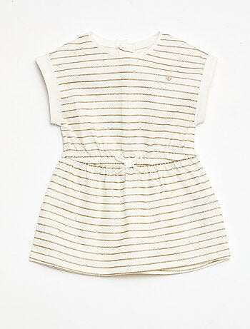 Abito a maniche corte in jersey di cotone