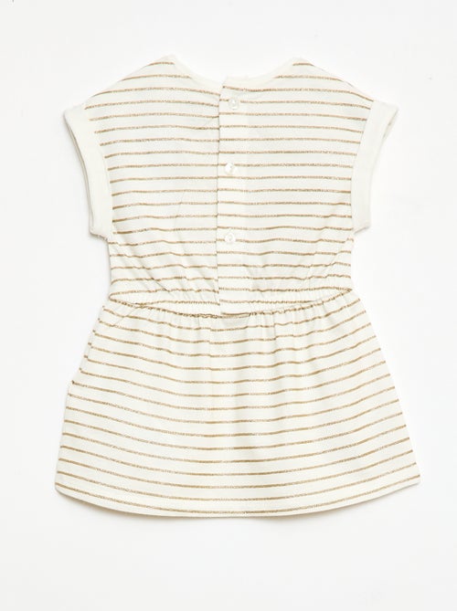 Abito a maniche corte in jersey di cotone - Kiabi