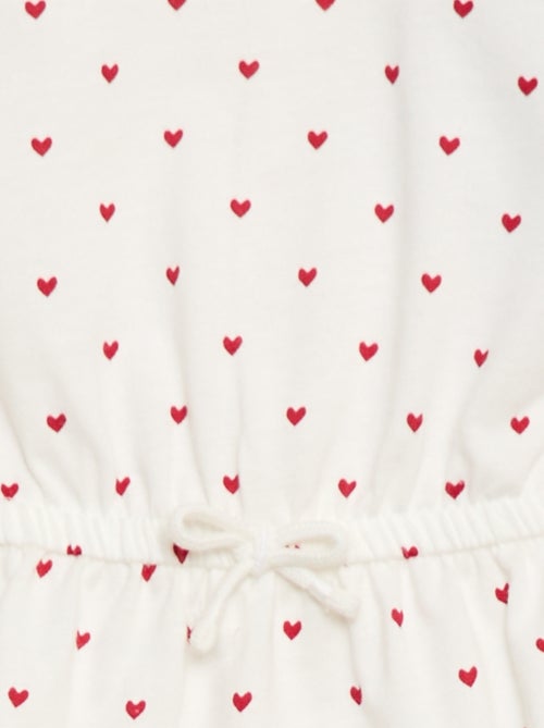 Abito a maniche corte in jersey di cotone - Kiabi