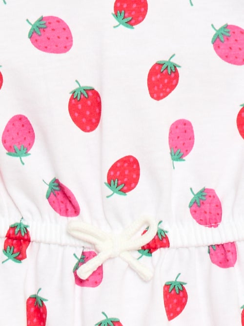 Abito a maniche corte in jersey di cotone - Kiabi