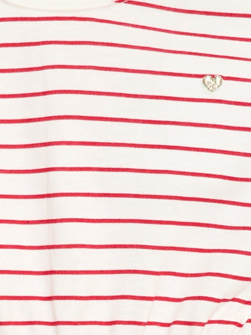 Abito a maniche corte in jersey di cotone - Kiabi