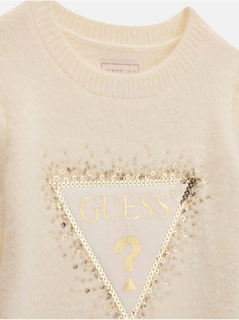 Abito a maniche lunghe - guess kids Beige - Kiabi