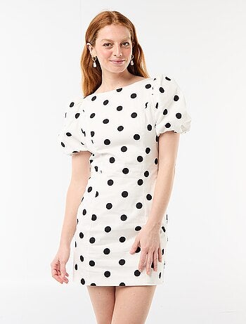 Abito a palloncino a maniche corte