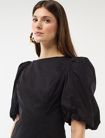 Abito a palloncino a maniche corte