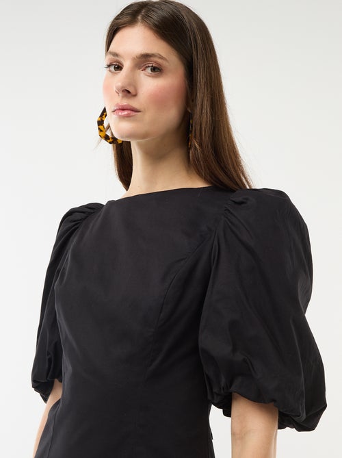 Abito a palloncino a maniche corte - Kiabi