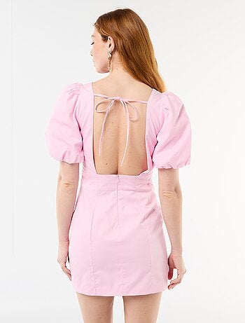 Abito a palloncino a maniche corte