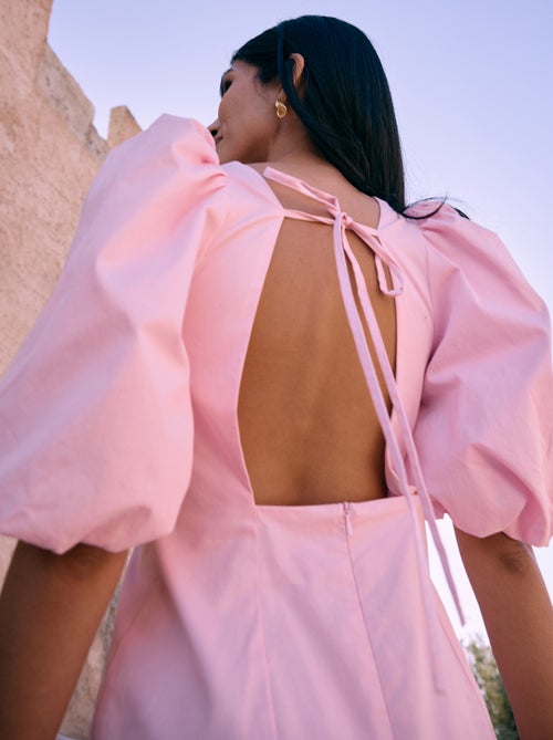 Abito a palloncino a maniche corte - Kiabi