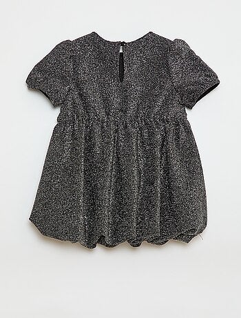 Abito a palloncino con paillettes