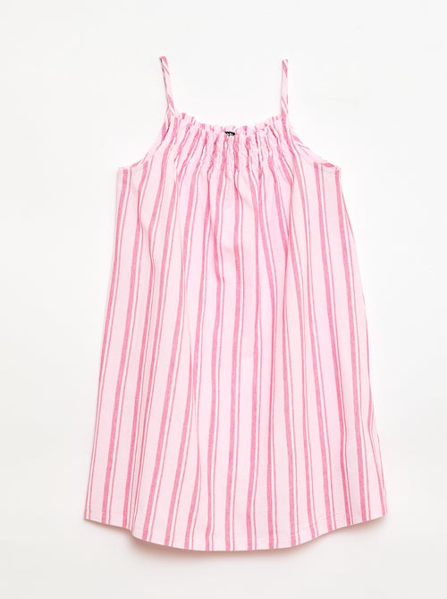 Abito a righe con bretelline - Kiabi
