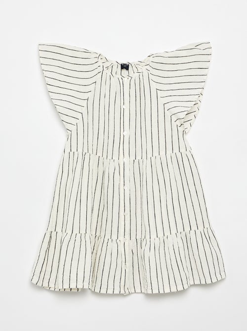 Abito a righe con taglio svasato - Kiabi