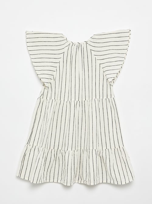 Abito a righe con taglio svasato - Kiabi