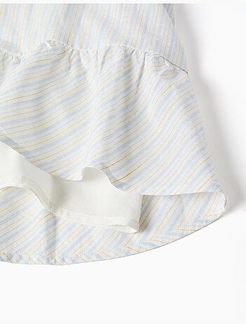 Abito a righe in cotone con fodera B&S