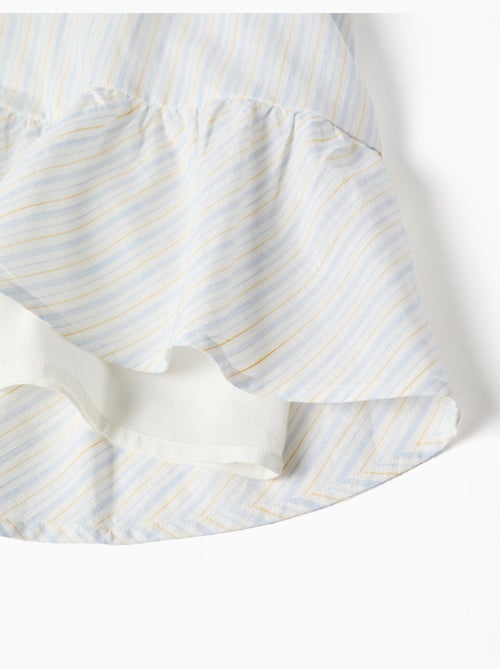 Abito a righe in cotone con fodera B&S - Kiabi