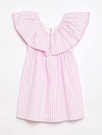 Abito a righe in cotone