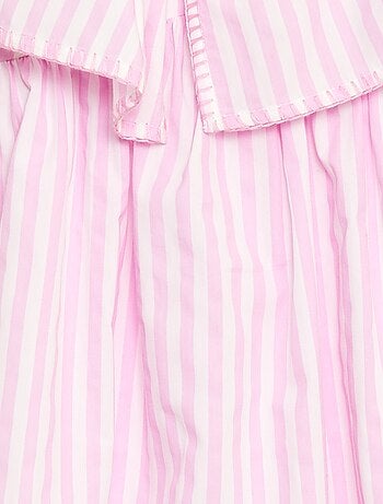 Abito a righe in cotone