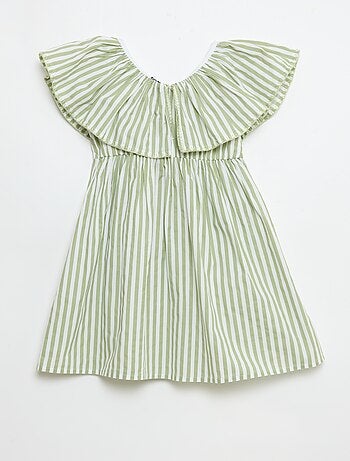 Abito a righe in cotone