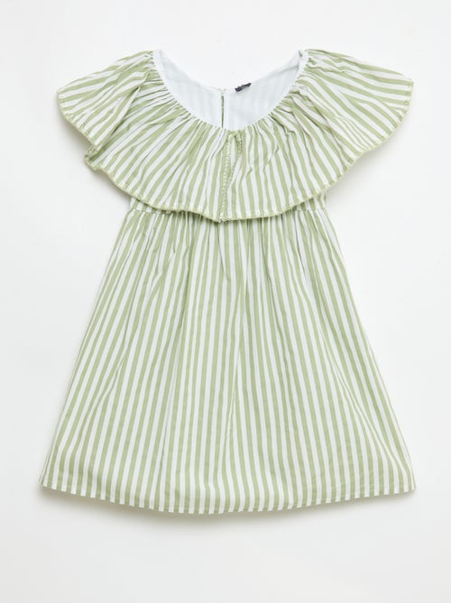 Abito a righe in cotone - Kiabi
