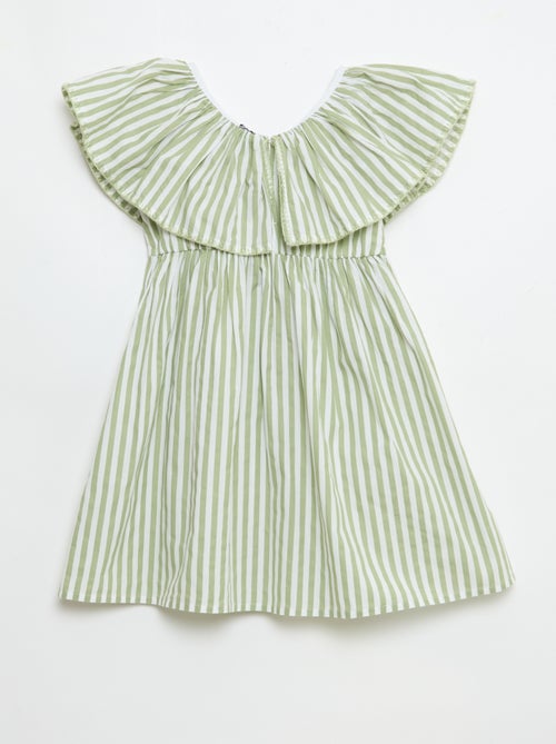 Abito a righe in cotone - Kiabi