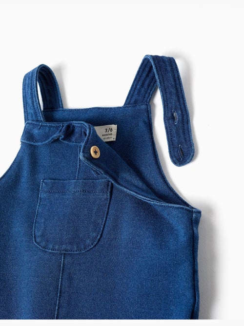 Abito a salopette in jeans con volant - Kiabi