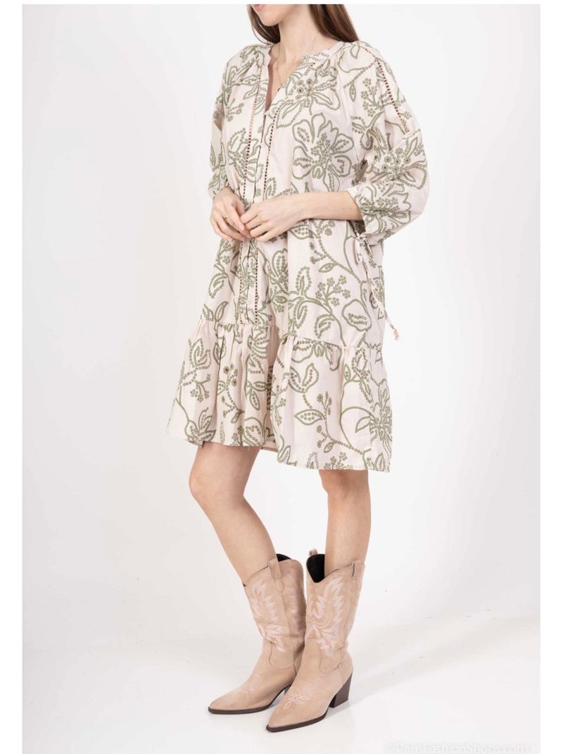 Abito a tunica Kebello Beige - Kiabi