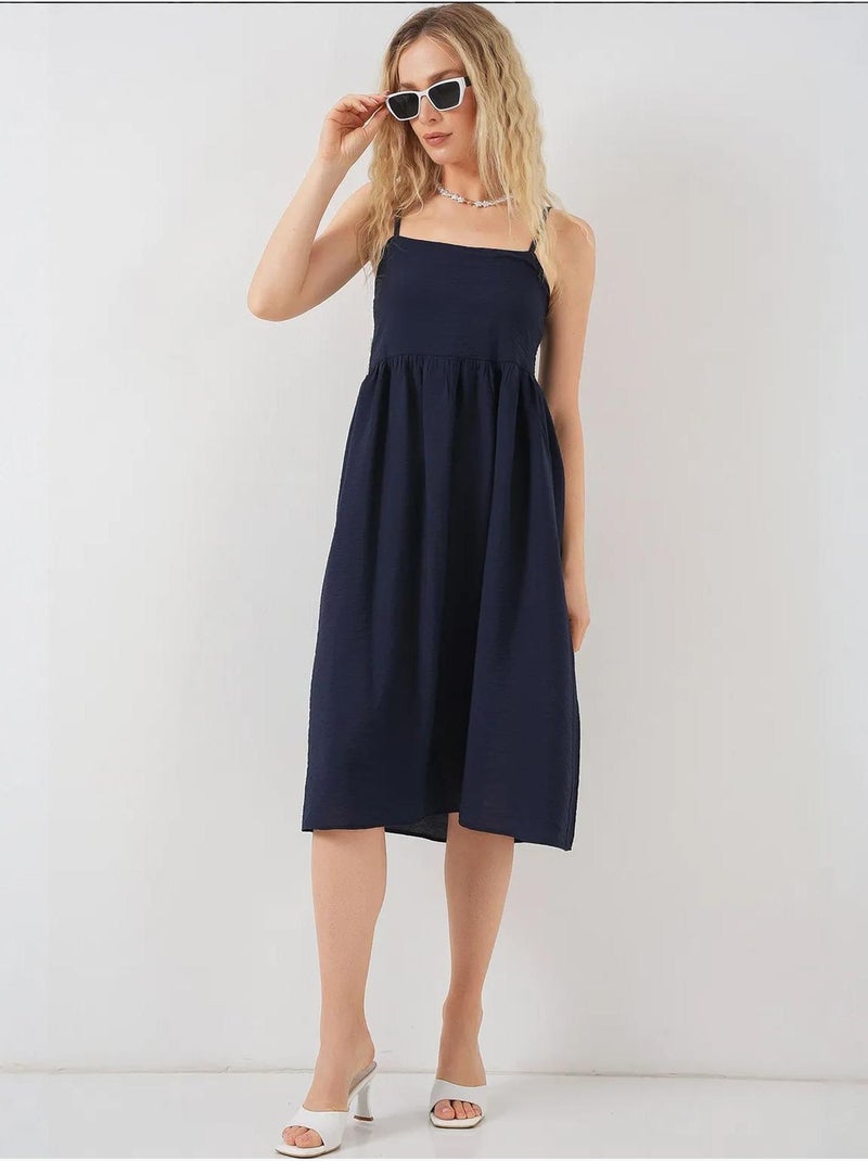 Abito ayrobin con spalline bdart Blu marino - Kiabi