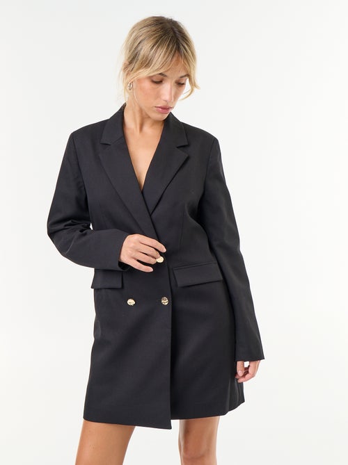 Abito blazer midi con bottoni dorati - Kiabi