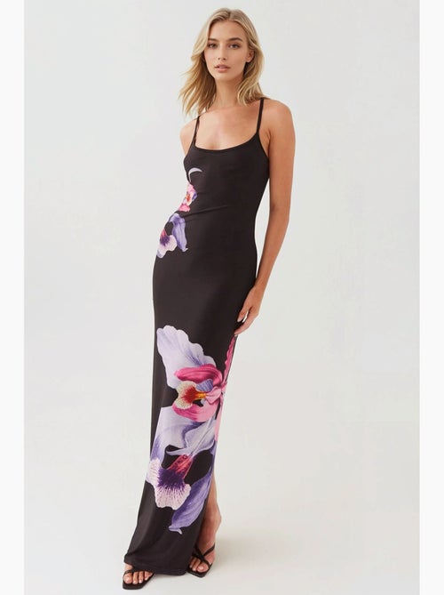 Abito bodycon floreale con scollo quadrato hiccup - Kiabi Abito bodycon floreale con scollo quadrato hiccup - Kiabi