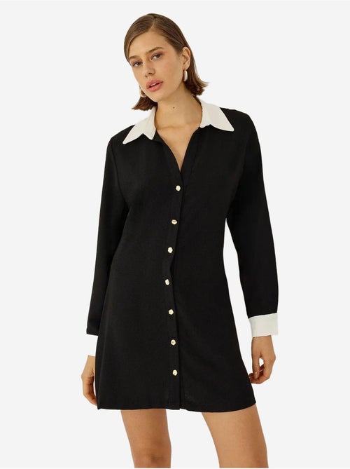 Abito camicia abbottonato - Kiabi Abito camicia abbottonato - Kiabi