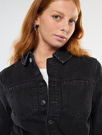 Abito camicia in denim