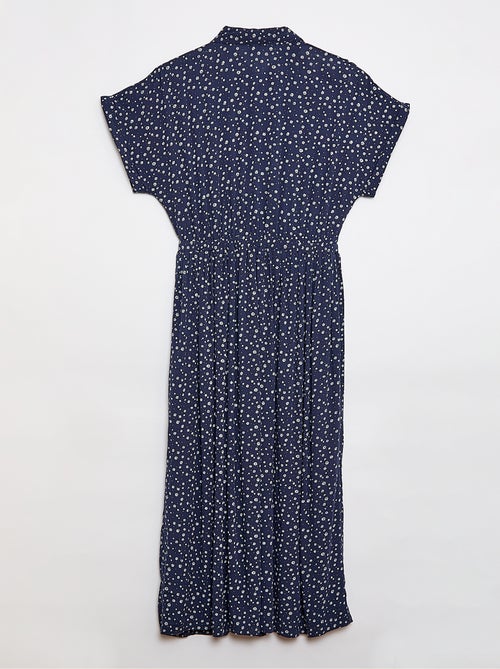 Abito camicia lungo leopardato - So Easy - Kiabi