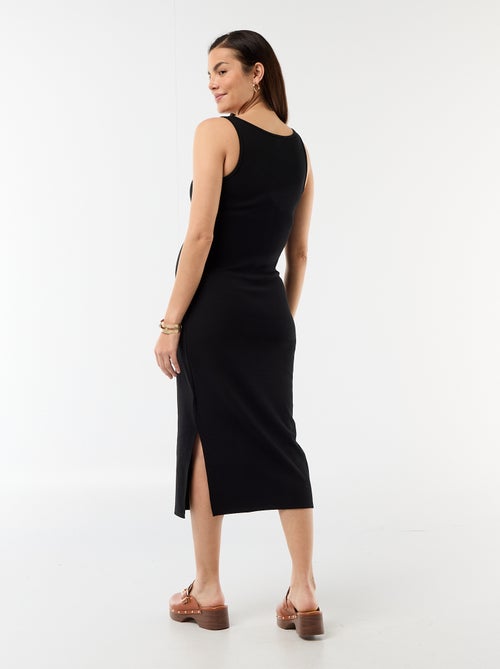 Abito canotta premaman a costine - Kiabi