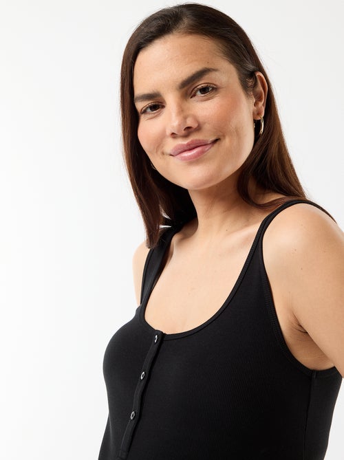 Abito canotta premaman a costine - Kiabi