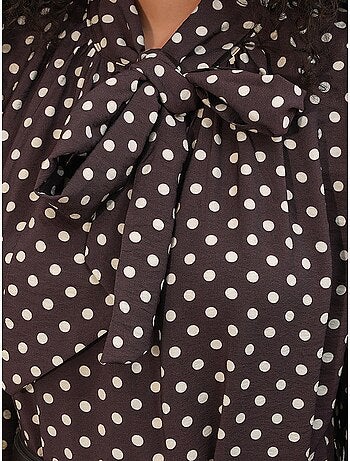 Abito chemisier maxi a pois bdart