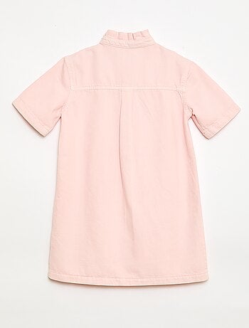 Abito collo alla coreana in jeans