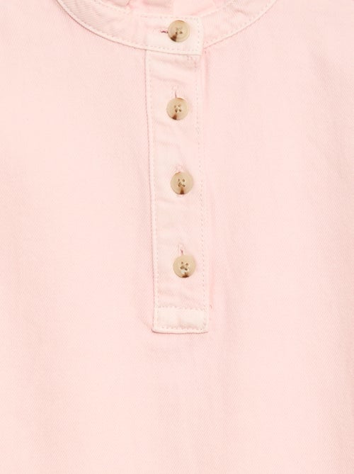 Abito collo alla coreana in jeans - Kiabi