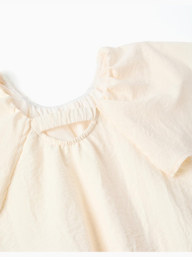 Abito con applicazione floreale + culotte Beige chiaro - Kiabi