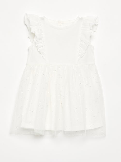 Abito con base in tulle glitterato - Kiabi Abito con base in tulle glitterato - Kiabi