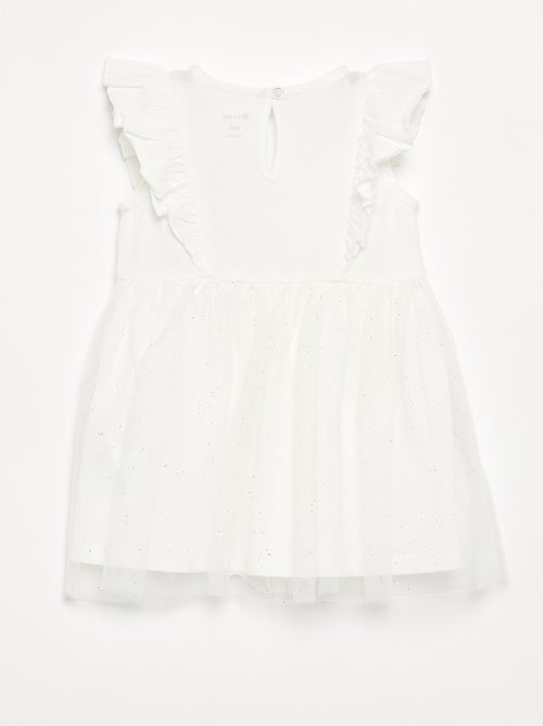 Abito con base in tulle glitterato - Kiabi Abito con base in tulle glitterato - Kiabi