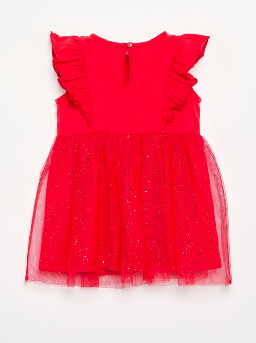Abito con base in tulle glitterato - Kiabi Abito con base in tulle glitterato - Kiabi