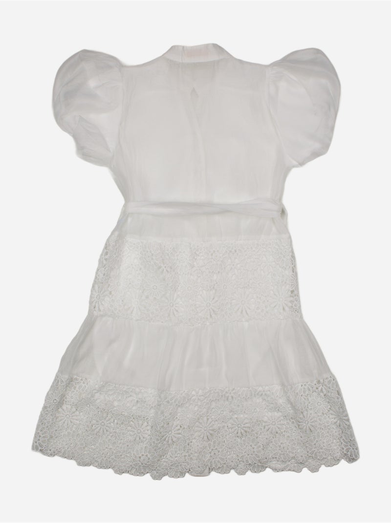Abito con collo a camicia - Kids Star Bianco - Kiabi