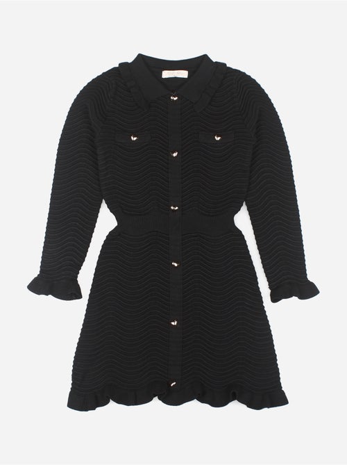 Abito con collo a camicia - kids star - Kiabi