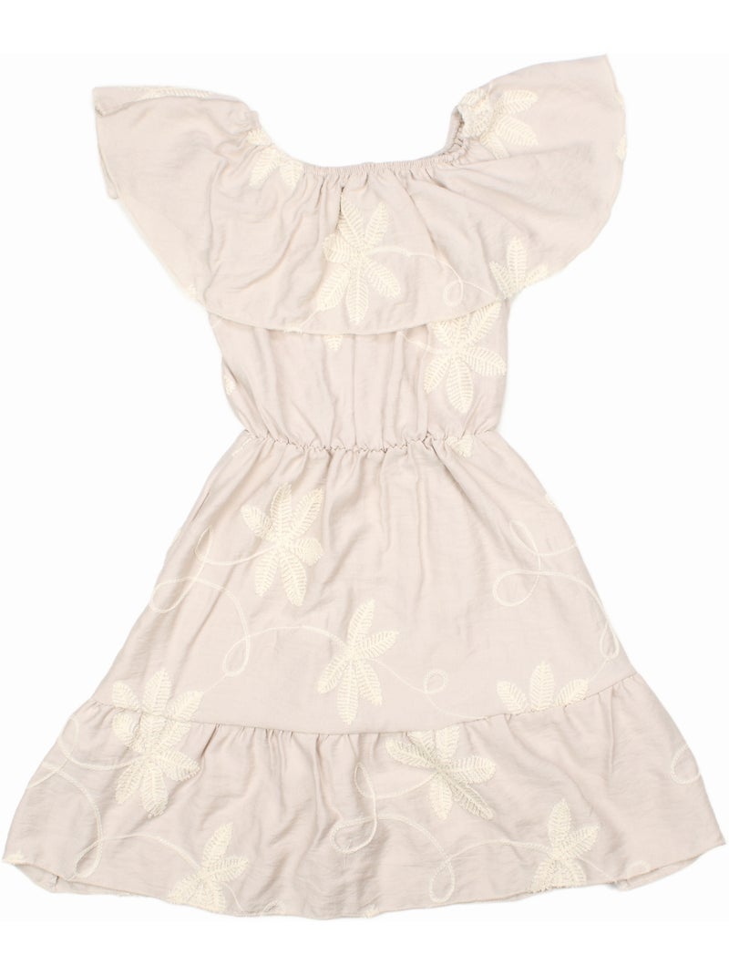 Abito con elastico in vita - Kids Star Crema - Kiabi