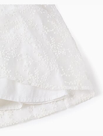 Abito con fiocco e maniche a mantella arricciate