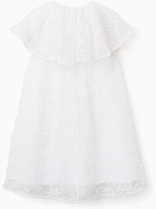 Abito con fiocco e maniche a mantella arricciate - Kiabi