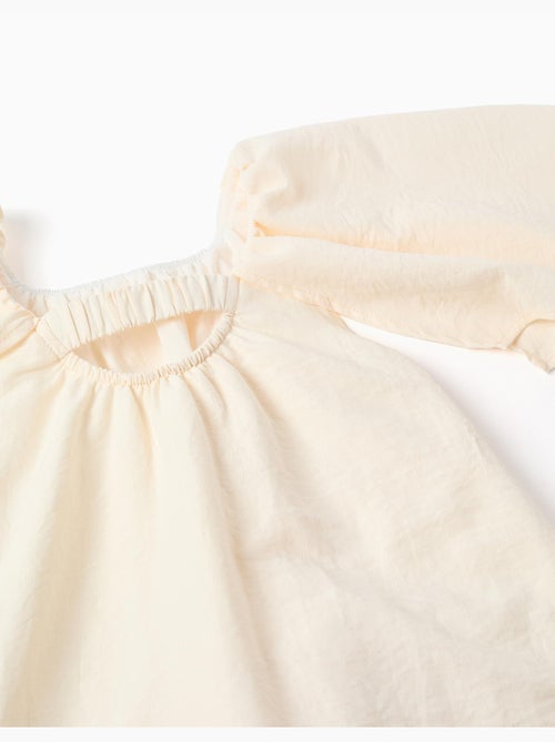 Abito con maniche a mantella e applicazione floreale - Kiabi